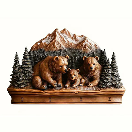 🎁✝️Communion themed wooden multifunctional home key holder (11.8 "X9 in")(2D Flat Products)