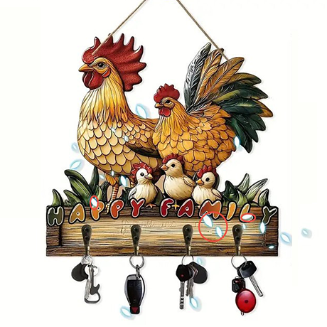 🎁✝️Communion themed wooden multifunctional home key holder (11.8 "X9 in")(2D Flat Products)