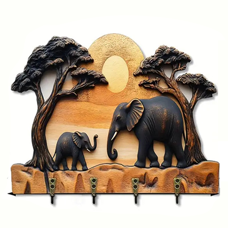 🎁✝️Communion themed wooden multifunctional home key holder (11.8 "X9 in")(2D Flat Products)