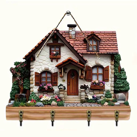 🎁✝️Communion themed wooden multifunctional home key holder (11.8 "X9 in")(2D Flat Products)