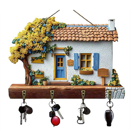 🎁✝️Communion themed wooden multifunctional home key holder (11.8 "X9 in")(2D Flat Products)