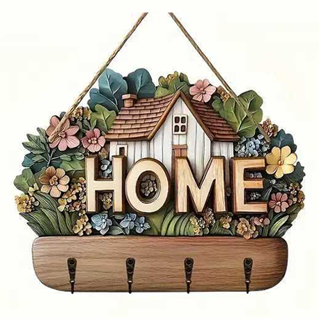 🎁✝️Communion themed wooden multifunctional home key holder (11.8 "X9 in")(2D Flat Products)