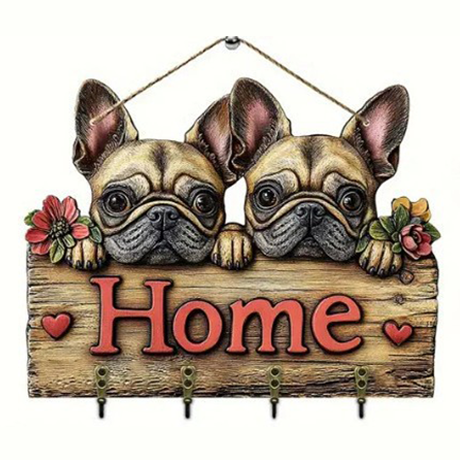 🎁✝️Communion themed wooden multifunctional home key holder (11.8 "X9 in")(2D Flat Products)