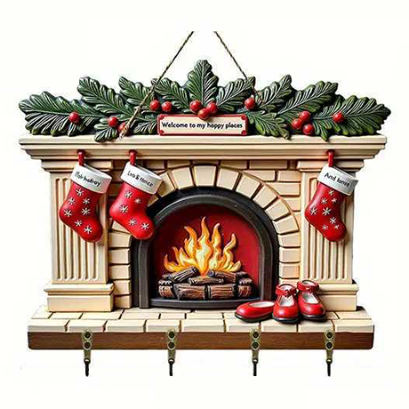 🎁✝️Communion themed wooden multifunctional home key holder (11.8 "X9 in")(2D Flat Products)