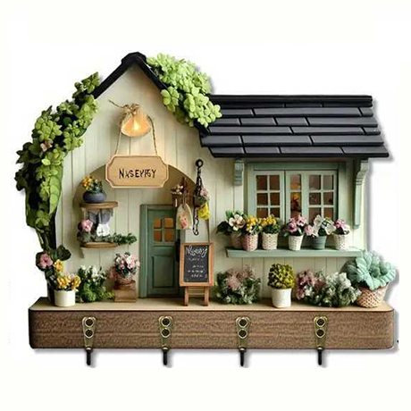 🎁✝️Communion themed wooden multifunctional home key holder (11.8 "X9 in")(2D Flat Products)