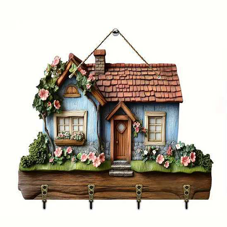 🎁✝️Communion themed wooden multifunctional home key holder (11.8 "X9 in")(2D Flat Products)