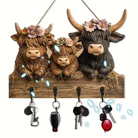 🎁✝️Communion themed wooden multifunctional home key holder (11.8 "X9 in")(2D Flat Products)