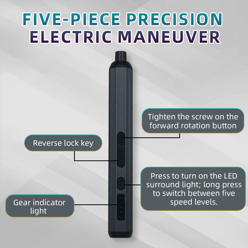🎁Hot Promotion🔥E1 MAX 3.7V Mini Electric Screwdriver 52-in-1
