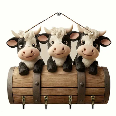 🎁✝️Communion themed wooden multifunctional home key holder (11.8 "X9 in")(2D Flat Products)