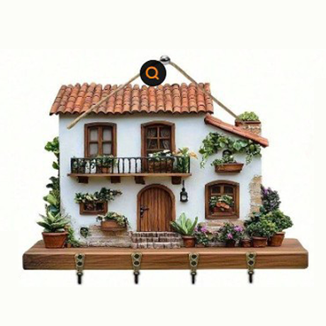 🎁✝️Communion themed wooden multifunctional home key holder (11.8 "X9 in")(2D Flat Products)