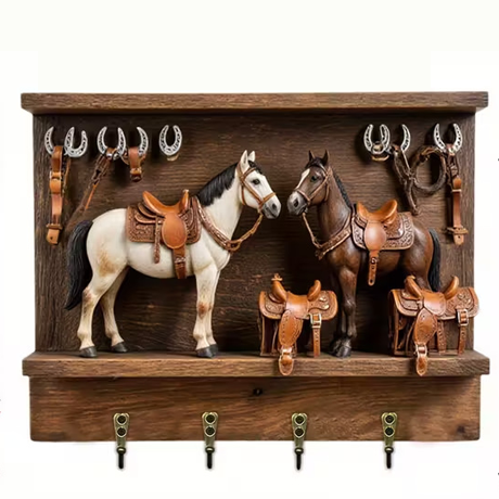 🎁✝️Communion themed wooden multifunctional home key holder (11.8 "X9 in")(2D Flat Products)