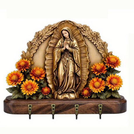 🎁✝️Communion themed wooden multifunctional home key holder (11.8 "X9 in")(2D Flat Products)