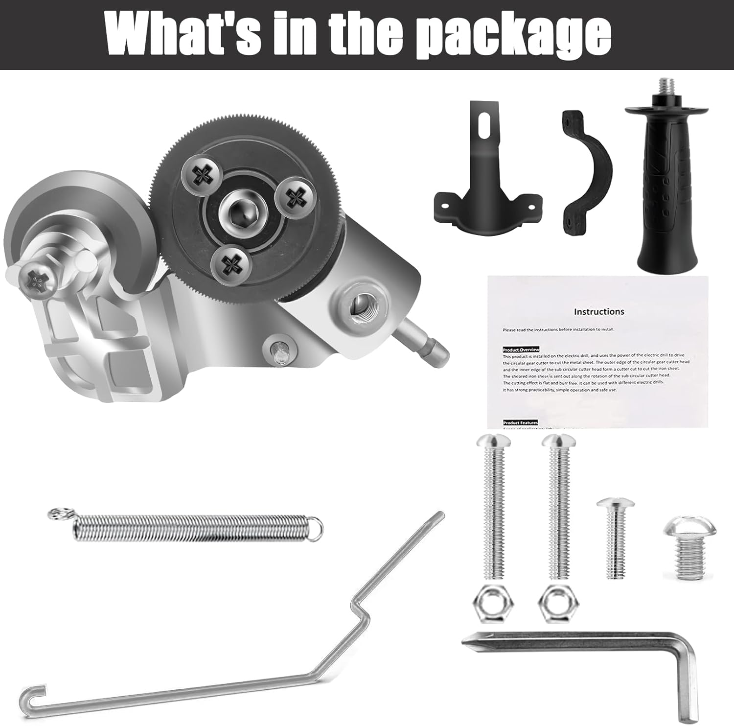 🔥Last Day 49% OFF -  Sheet Metal Cutter Drill Attachment 🛠️